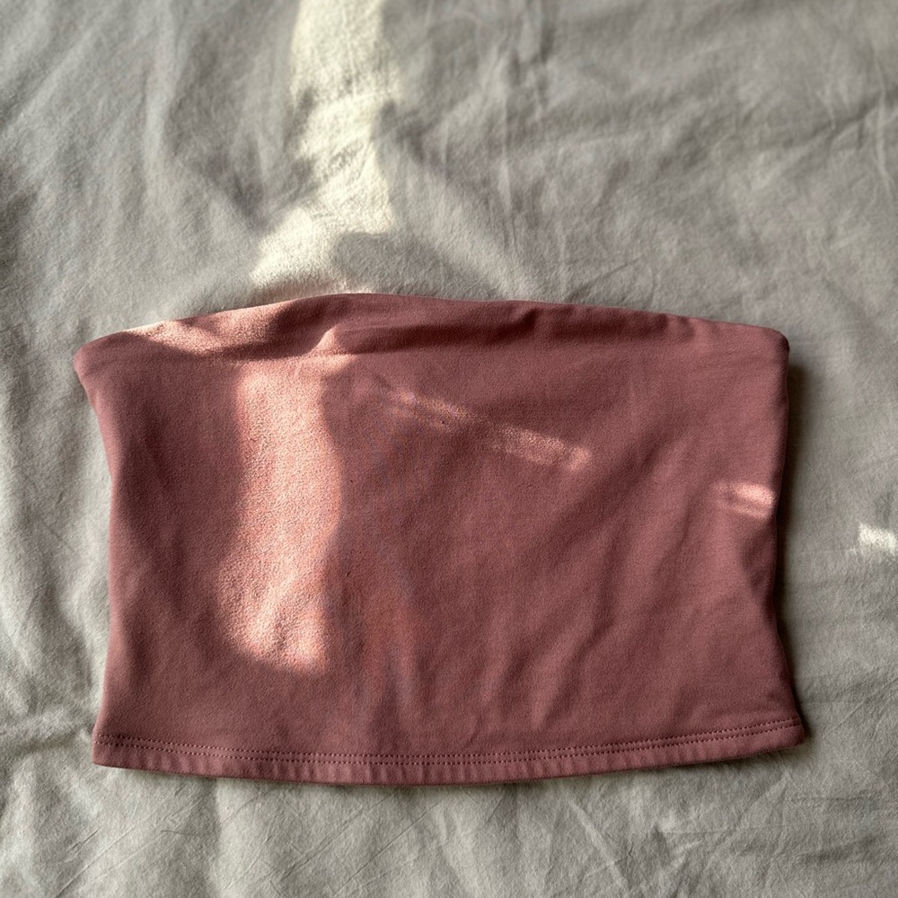 Pink/White/Black Tube Tops Size Medium (All 3 for $10)